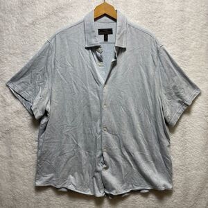 Jos A Bank Reserve SZ XXL Traditional Fit Short Sleeve Button Down Shirt Chevron